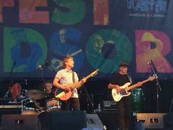 Music performers and music lovers gather at Windsor's Riverfront Festival Plaza for the 21st annual Bluesfest. (Photo by Blackburn Radio's Summer Patrol)