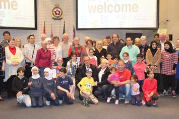 Chatham-Kent welcoming community presentation during Monday night's council meeting. April 10, 2017. (Photo by Natalia Vega)