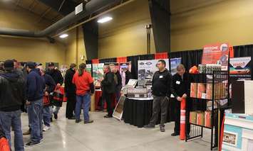 Inside the John D. Bradley Convention Centre during Home Hardware’s Pro Contractor Tradeshow. January 17, 2017. (Photo by Natalia Vega) 