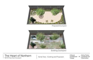 Northern Courtyard Proposal - Image courtesy of Ellwood Architectural Design in Sarnia.