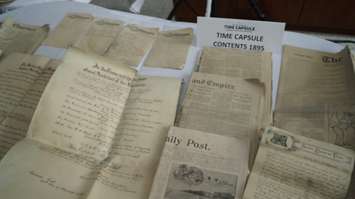 A Sarnia General Hospital time capsule from 1895 is opened. September 27, 2019 Photo by Melanie Irwin