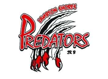 Lambton Shores Predators logo.