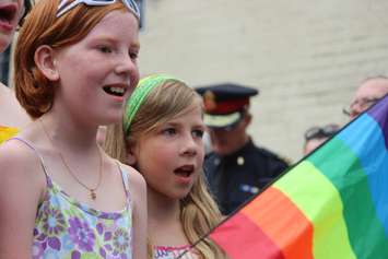 A vigil is held in Windsor after the deadly shooting at a gay nightclub in Orlando. (Photo by Ricardo Veneza)