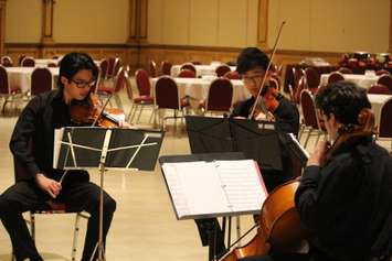 Classical music is played at the inaugural meeting of Essex County Council at the Ciociaro Club on December 10, 2014. (Photo by Ricardo Veneza)