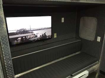 Inside the new Windsor police and fire shared mobile command centre. (Photo by Jason Viau)