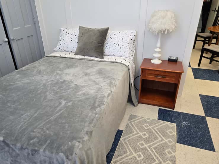 A room at The Anchor transitional housing facility in Sarnia (Blackburn Media photo by Josh Boyce)