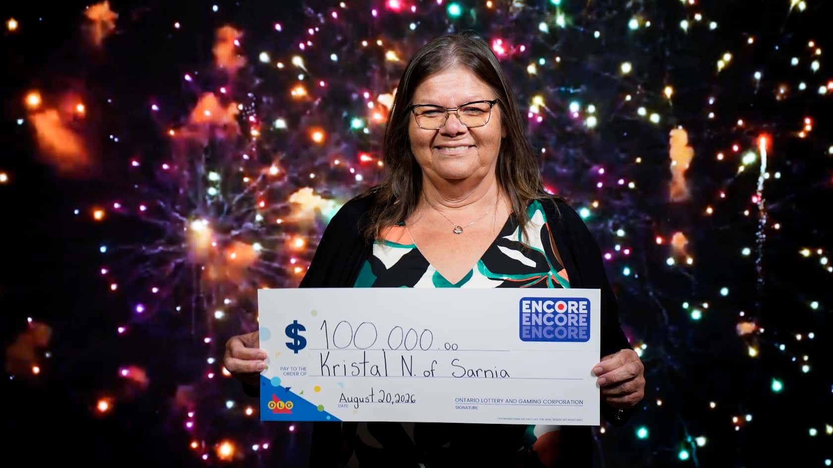 Sarnia woman wins $100K ENCORE prize