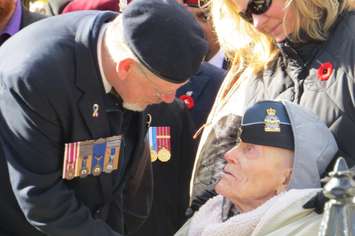 Remembrance Day ceremony at the Cenotaph in Victoria Park in London, November 11, 2016. (Photo by Miranda Chant, Blackburn News.)