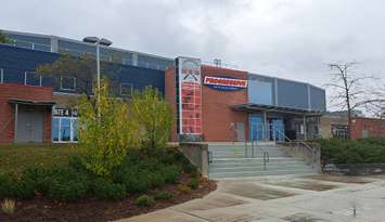 Progressive Auto Sales Arena in Sarnia. (2025 Blackburn Media file photo by Natalia Vega)