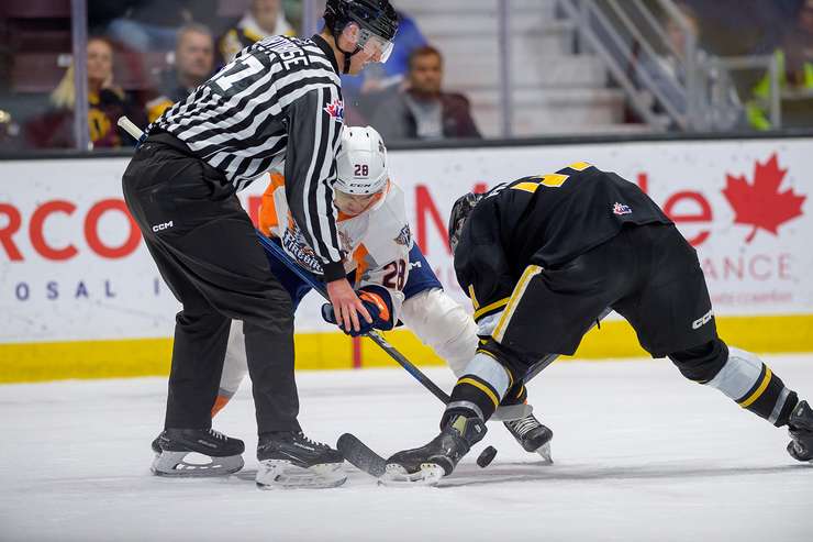 The Sarnia Sting hosted the Flint Firebirds on March 21/25 (Photo by: Darren Metcalfe Photography)