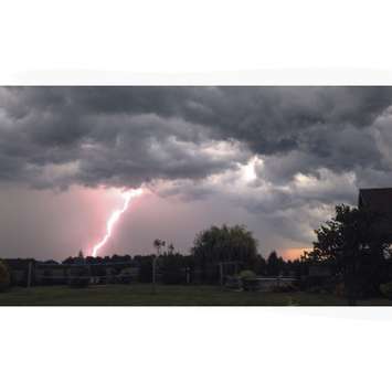 Lightning strike. (Photo courtesy of Rachel Hoekstra)