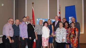 Lambton College receives $20-million in federal and provincial government funding for the Centre for Health Education and Sustainable Care. June 24, 2015 (BlackburnNews.com Photo by Briana Carnegie)