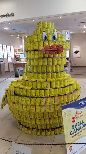 CANstruction 2016. Quackers and Soup by Shell Canada. BlackburnNews.com photo by Stephanie Chaves. 
