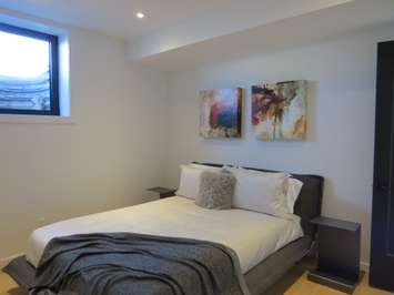 One of the four bedrooms at the Dream Lottery home at 2074 Ironwood Rd. (Photo by Miranda Chant, Blackburn News)