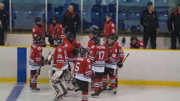 The Legionnaires drop their home opener 3-0 against St Thomas. (photo by Jake Jeffrey)