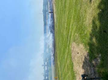 Barn fire at Brennan Poultry. May 30, 2022 Photo courtesy of Chief Don Ewing.