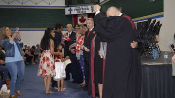 35 new Canadians take the oath of citizenship at St. Patrick's High School in Sarnia. May 8, 2018 (Photo by Melanie Irwin)