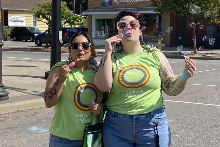 Bubble fun, August 13, 2023 (Photo courtesy of Adelle Loiselle, Blackburn Media)