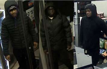 Photo of vehicle vandalism suspects provided by Windsor police
