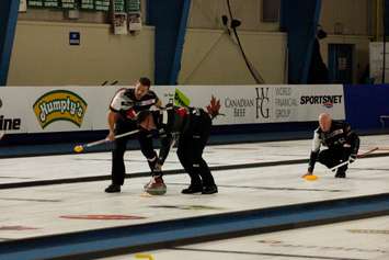 Teams took to the ice for the opening draw of the Princess Auto Elite 10 Grand Slam of Curling. (Photo by Angelica Haggert)