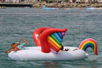 St. Clair River Float Down Aug. 18, 2018 (BlackburnNews.com photo by Dave Dentinger)