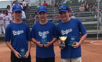 From left to right, Joseph Weiler, Kohen Ronnenburg, Dakota McComb. (Photo courtesy of Daniel McComb)