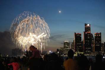 The 60th Ford Fireworks on the Windsor riverfront. Photo by Mark Brown/Blackburn News.