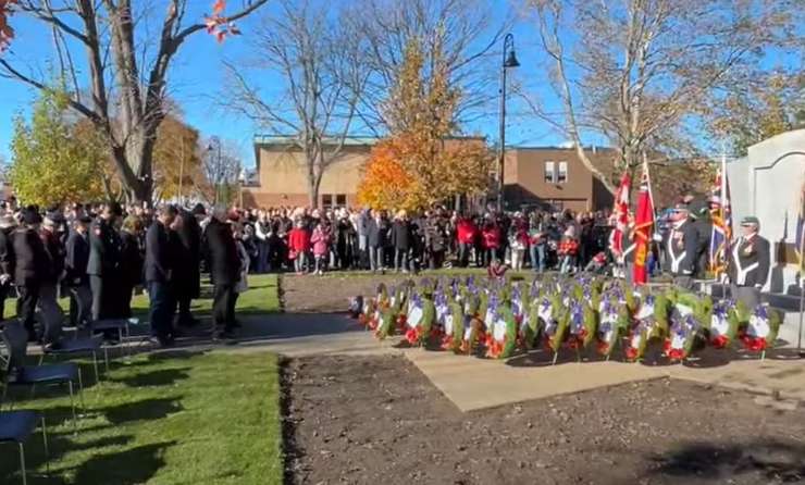 Remembrance Day in Sarnia, November 11, 2023. Photo courtesy of David Burrows. 