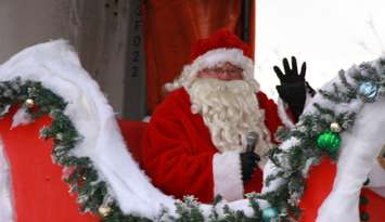 Santa at the Argyle Santa Claus Parade. Photo courtesy of the Argyle Business Improvement Association.