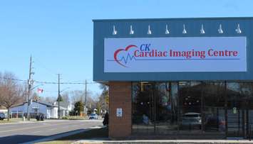 The CK Cardiac Imaging Centre located at Sandys St. and McNaughton Ave. in Chatham. March 21, 2017. (Photo by Natalia Vega)