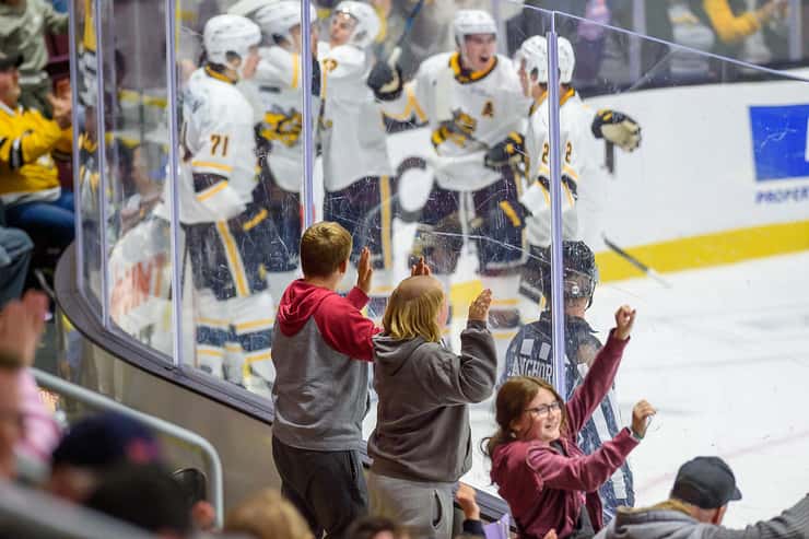 London Knights at Sarnia Sting, October 21, 2026. Photo by Metcalfe Photography. 