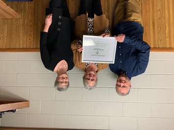 Christine's Clothes Closet received the Business of the Year Award at the Wingham BIA Annual General Meeting. Photo courtest of the Wingham BIA.