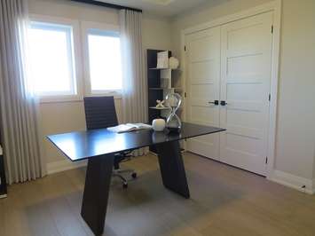 The office inside the Dream Lottery dream home at 1761 Upper West Ave. in London. (Photo by Miranda Chant, Blackburn News)
