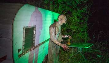 Photo courtesy of Reapers Realm Haunted Forest Ride. 