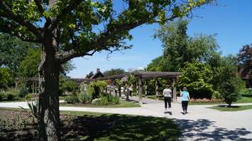 Meandering walkways of Cox Park, located within Germain Park. (Blackburn Media file photo)