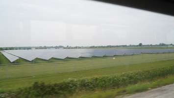 Enbridge 80MW Sarnia solar facility. Currently home to 1.3 million panels. June 12, 2015 (BlackburnNews.com Photo by Briana Carnegie)