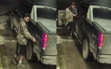 Police are asking for the public's help in locating this man following a gas theft at the Mac's Convenience gas station at 22537 Adelaide Rd. in Mount Brydges, June 25, 2017. (Photo courtesy of the Strathroy Caradoc Police Service)