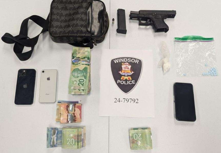 Charges laid after Windsor police seize gun, drugs