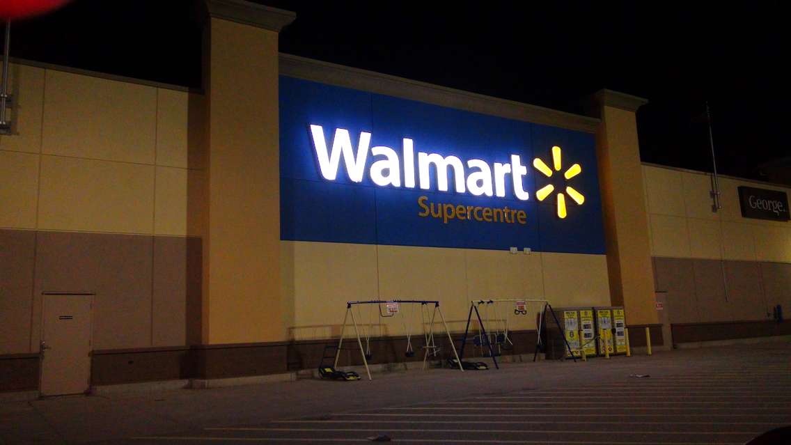 The Walmart on St Clair St in Chatham (Photo by Jake Kislinsky)