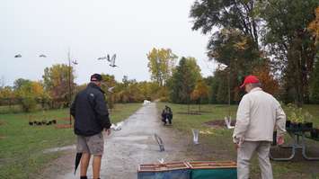 Local dignitaries gather to celebrate completion of the Howard Watson Nature Trails Gateway Project off Michigan Ave.  October 20, 2016 BlackburnNews.com photo by Leeya Morrow.