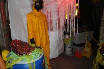 The 6th edition of Reaper's Gate Haunted Backyard Maze is put on at 3150 California Ave. in Windsor in support of Street Help. Photo taken October 21, 2016. (Photo by Ricardo Veneza)