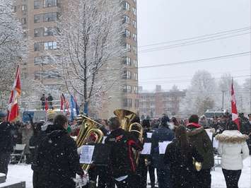 Remembrance Day in Sarnia 2019 (Blackburnnews.com photo by Aaron Zimmer)