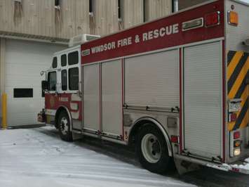 Windsor Fire and Rescue Services truck. (BlackburnNews.com file photo.)