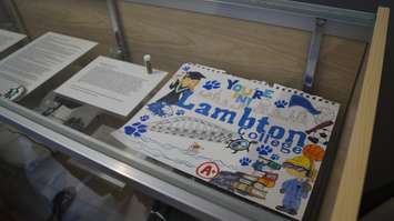 Items placed in the Lambton College time capsule to be opened in 2067.  August 29, 2019 Photo by Melanie Irwin