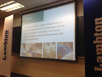 Lambton College presentation on the new Centre of Excellence in Energy and Bio-Industrial Technologies June 11, 2015 (BlackburnNews.com Photo by Briana Carnegie)