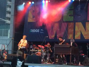 Music performers and music lovers gather at Windsor's Riverfront Festival Plaza for the 21st annual Bluesfest. (Photo by Blackburn Radio's Summer Patrol)