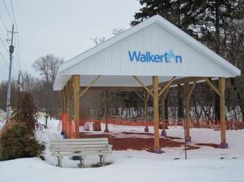 The new downtown Walkerton Pavilion. (Photo provided by Sarah Johnson)