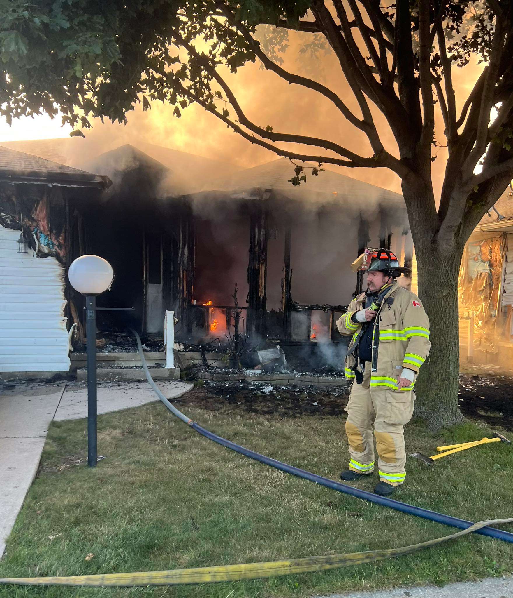 Home damaged in early morning fire