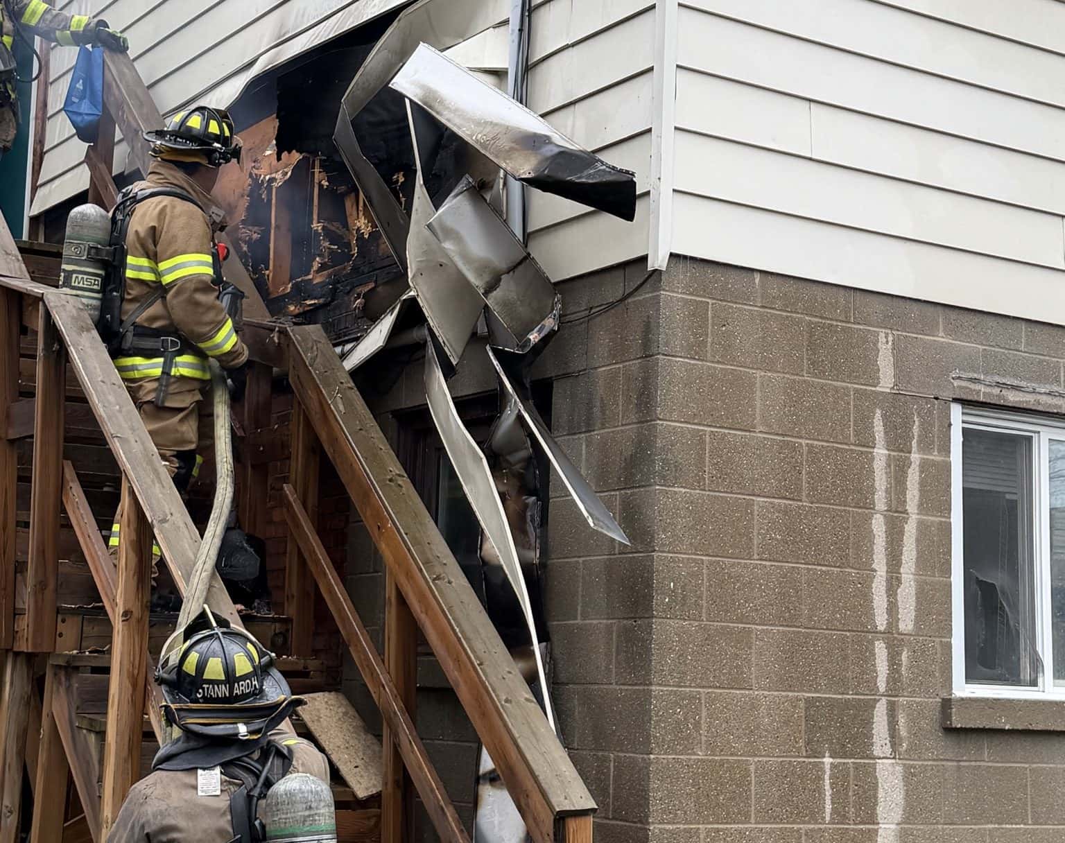 UPDATE: House fire on Marentette Ave displaces 18