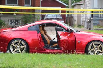 Windsor police investigate a shooting on Howard Ave. at Erie St., September 9, 2015. (Photo by Jason Viau)